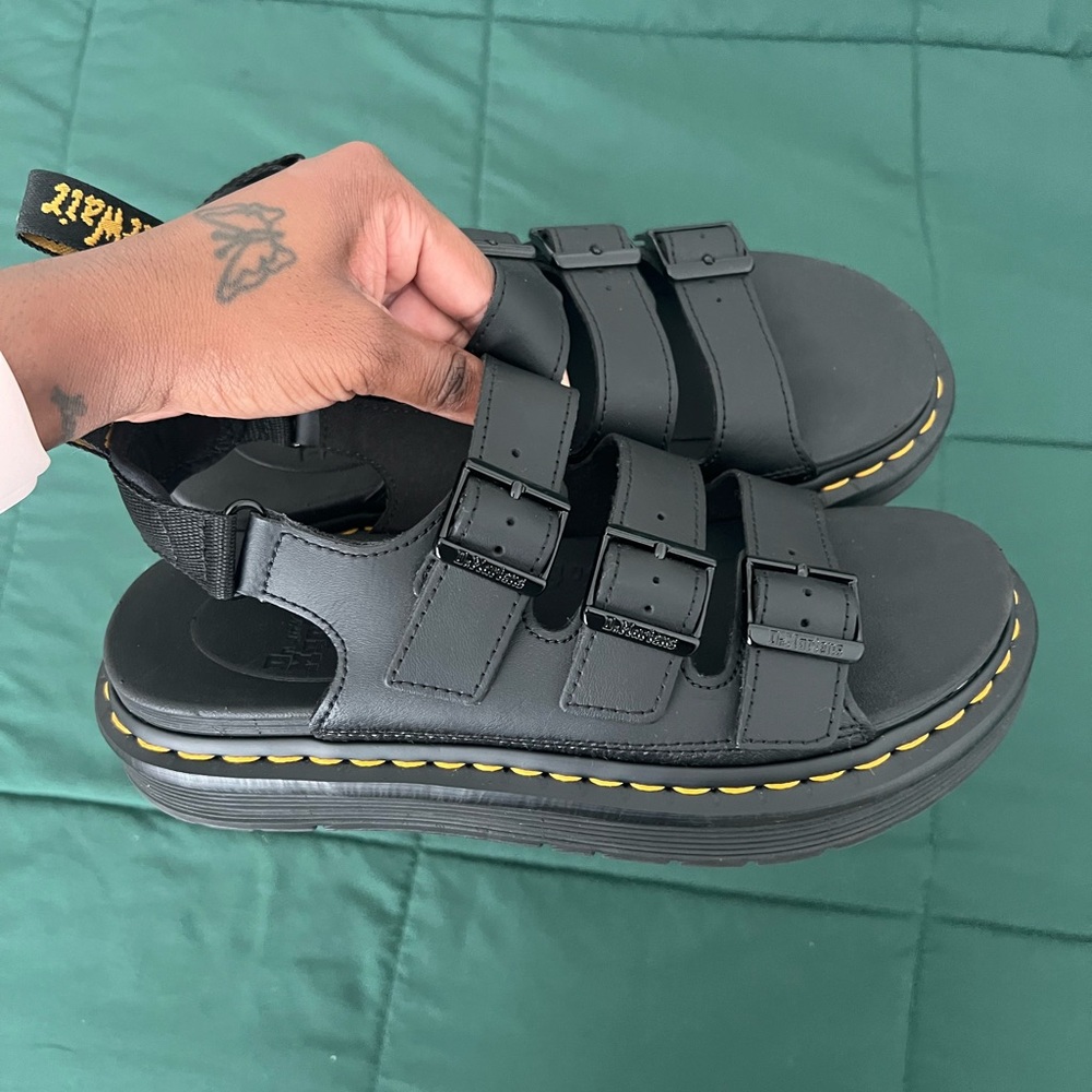 Dr. Martens leather strap sandals